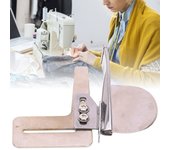 Dobladora de máquina de coser plana de tela dura dobladora de máquina de coser de una sola aguja (entrada 1-1/4 salida 5/8)