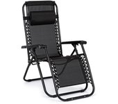 Tumbona martin negra para exterior