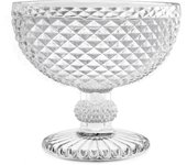 6x copas de cristal diamante ø 11 cm, transparente h&h