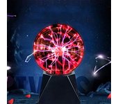 Bola mágica de plasma usb de 5 pulgadas, sensible al tacto y al sonido, bola de plasma decorativa, lámpara mágica