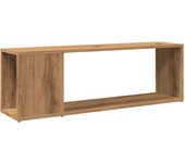 Mueble para tv madera de ingeniería roble artisan 100x24x32 cm