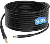 Manguera flexible de 8 m para hidrolavadoras kärcher k2, k3, k4, k5, k6 y k7. accesorios y piezas de repuesto para manguera de extensión.