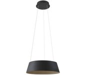 Lucande lámpara colgante led belsar, negro, aluminio, cct, lámpara colgante, lámpara, lámpara de techo, lámpara de techo, lámpara colgante