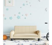 Maison exclusive - sofá para niños de tela crema 70x45x30 cm