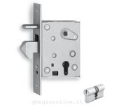 Cerradura de embutir 77ql iseo bq zinc f.mm 25 c.sagom m1+q8 e.mm 50