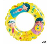 Flotador hinchable donut intex ø 61 cm (36 unidades)
