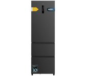Frigorífico de puerta francesa bolero coolmarket combi fd 400 dark e