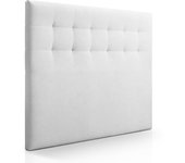 Cabecero canadá tela cabecero de cama tapizado para camas de 135 (145 x 120 cm) tela blanco sueños zzz