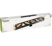 Bestron plancha teppanyaki xxxl abp605bb 100x22 cm 2000 w bambú