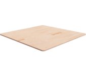 Tablero cuadrado 90x90x1,5 cm madera maciza de roble sin tratar