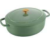 Ballarini, bellamonte, cocotte, ovale, 29 cm, 4,50 l, verde