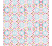 Papel pintado azulejos floral