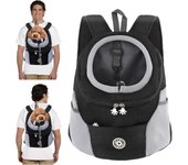 Bolsa de pecho para mascotas, mochila transpirable para mujeres, suministros de viaje para gatos/perros