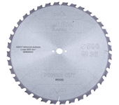 Hoja de sierra circular ø 500x3.8 / 2,8x30 z36 tz 15 ° power cut wood - classic