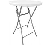Mesa plegable redonda alta de 80x110cm catering 7house