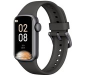 Reloj inteligente con ecg, monitor de frecuencia cardíaca, monitor de presión arterial, monitor de sueño y podómetro. black