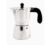 Cafetera italiana 9 tazas, aluminio, para todo tipo de cocinas menos inducción, oroley, plata, , alu