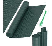 Canisse de pvc canisse de pvc para jardín balcón terraza. valla cortavientos para balcones verde 90 x 300cm