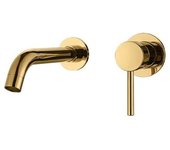 Grifo lavabo empotrado monomando brampton dorado