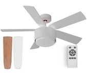 Ventilador de techo blanco con aspas reversibles | universalblue