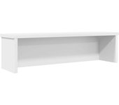 Estante de cocina apilable blanco 60x15x16cm madera contrachapada