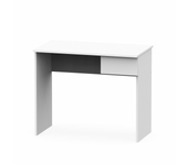 Mesa escritorio turín con un cajón acabado blanco brillo, 75 cm(alto)90 cm(ancho)50 cm(f