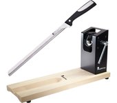 Pack jamonero masterpro y un cuchillo jamonero 28cm acero inoxidable