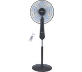 Bastilipo - pacifico, ventilador de pie con mando a distancia, color negro, 45w, 40 cm de diametro