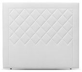 Monaco. cabecero de cama en polipiel. 130 cm de alto (para 135 o 150) blanco 135x130 cm