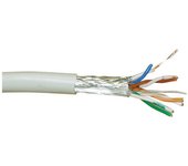 Cable de instalación sólido inline sf/utp cat.5e awg24 cu pvc 100m