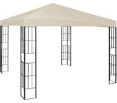 Vidaxl cenador color crema 3x3 m