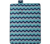 Manta de picnic plegable terciopelo ondas azules 200x150 cm v3070 200 x 150 cm / azul oscuro