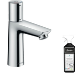 Hansgrohe talis select e 110 mezclador de lavabo sin extraíble ni desagüe cromado + limpiador briochin