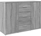 Aparador | aparador de comedor | armario de cocina madera de ingeniería gris sonoma 90,5x29,5x65 cm cfw43893