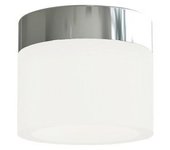 Aplique/plafón de techo sulion congo cromo/blanco 6w 350lm ip44