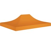 Techo de carpa para fiestas 4,5x3 m naranja 270 g/m2