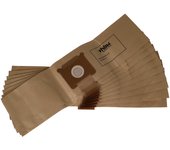Vhbw 10x bolsa aspiradora compatible con sorma sm510, 505 aspiradora - papel, 26 cm x 20 cm, color arena