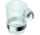 Ideal standard a9121aa iom portavaso cristal transparente-cromo