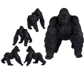 Figura decorativa gorila negro resina (30 x 36 x 45 cm) - marca: gift decor - ean: 8430852897527