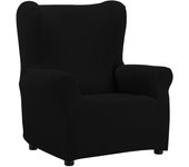 Funda de sillón orejero elástica java negro s&t sofá covers