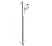 Grohe rainshower smartactive 150 barra de ducha de 90 cm + flexo de 1,75 m + teleducha de 3 chorros, cromo (26593000)