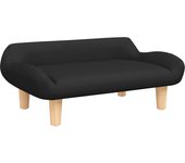 Sofá para niños | sofá de salón | sofá de descanso de tela negro 70x40x24 cm cfw162237