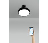 Wind clear - ventilador de techo 40w silencioso ø108cm aspas retráctiles con luz y wifi