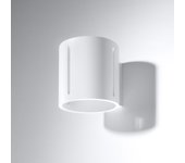 Sollux inez - 1 lámpara de pared empotrada en negro, g9