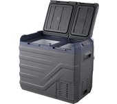 Succebuy refrigerador para automóvil - congelador portátil de doble zona de 40 l, 12 voltios, enfriamiento rápido, ajustable de -4 ℉ a 68 ℉