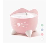 Bebedero fuente para gatos catit pixi 2,5 l, rosa