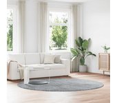 Alfombra navarra shaggy gris plata 240x240 cm