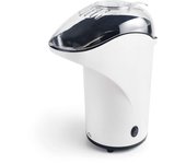 Lacor 69299-palomitera eléctrica libre de bpa, potencia 1000w, capacidad 80 gr, plastico, blanco, 14'5x21'5x30 cm