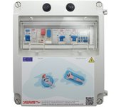 Cuadro eléctrico piscina | bomba hasta 0.5cv| transf 300w/ac | contactor