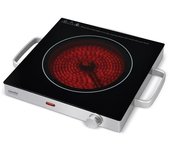 Estufa de vitrocerámica de acero inoxidable 2000w - kitchen chef kcppv2000